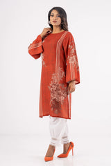 Women's Ethnic Tops (Brown Printed)