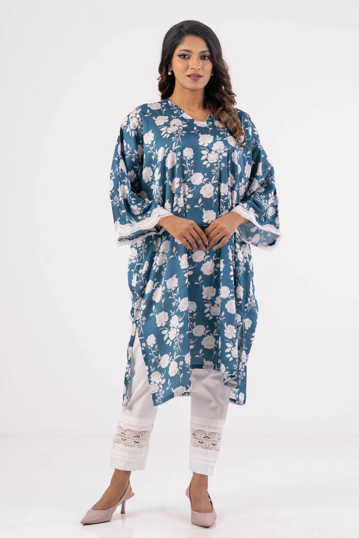 Women's Ethnic Tops (Ocean Blue)