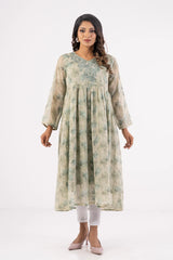 Women's Ethnic Tops (Aqua Green)