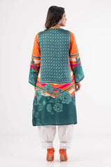 Women's Ethnic Tops (Orange Printed)