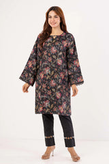 Women's Ethnic Tops (Black Printed)