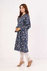 Women's Ethnic Tops (Navy Printed)