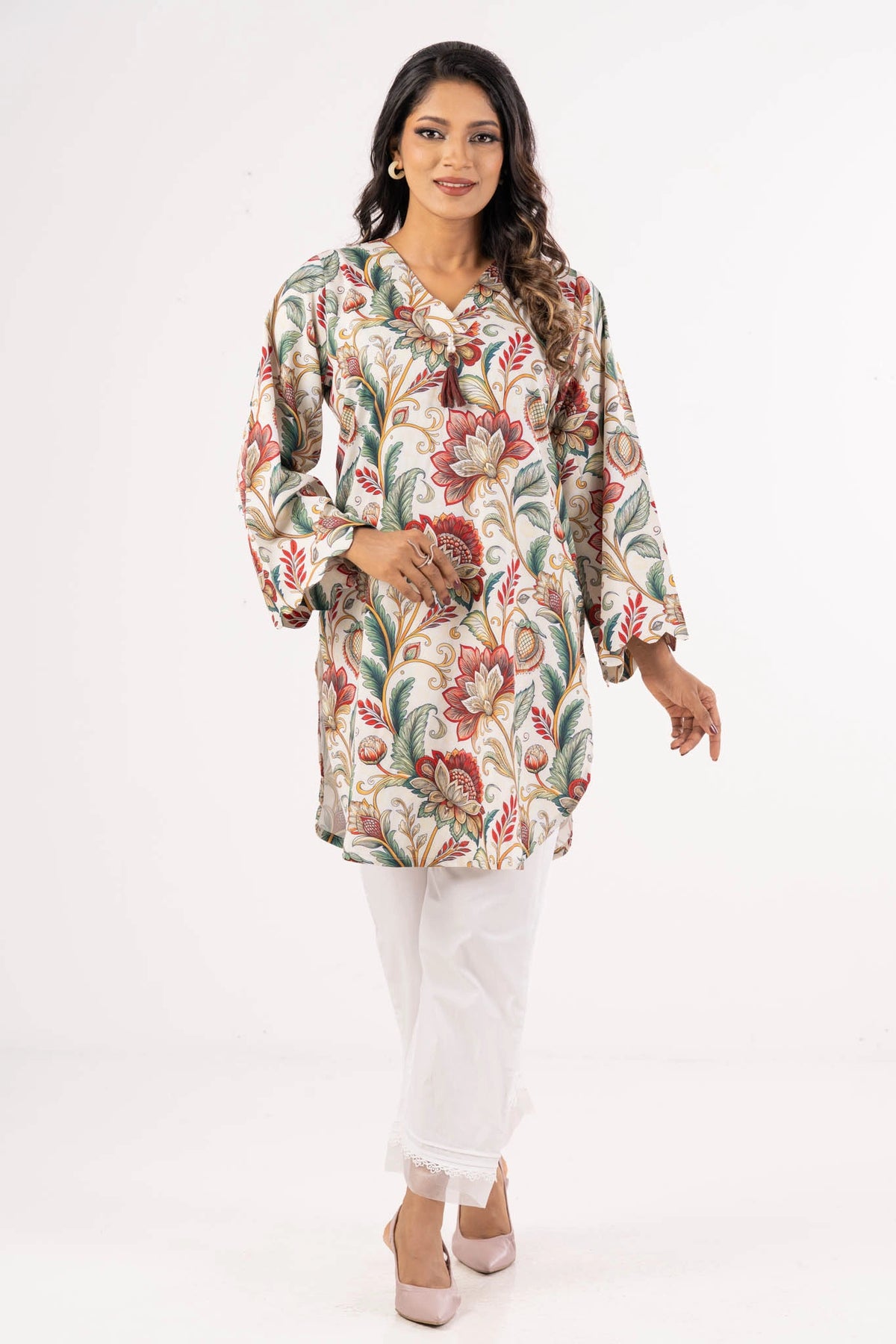 Women's Ethnic Tops (Flower Printed)