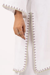 Women's Ethnic Tops (Set) (White)