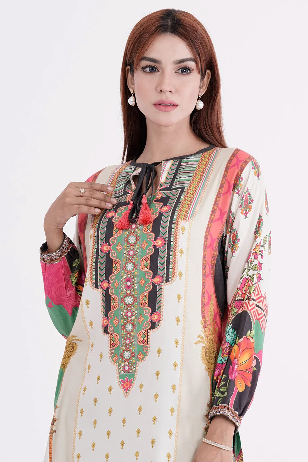 Women's Kurti (Off White)