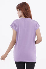 Women's Knitted Tops (Lavender)