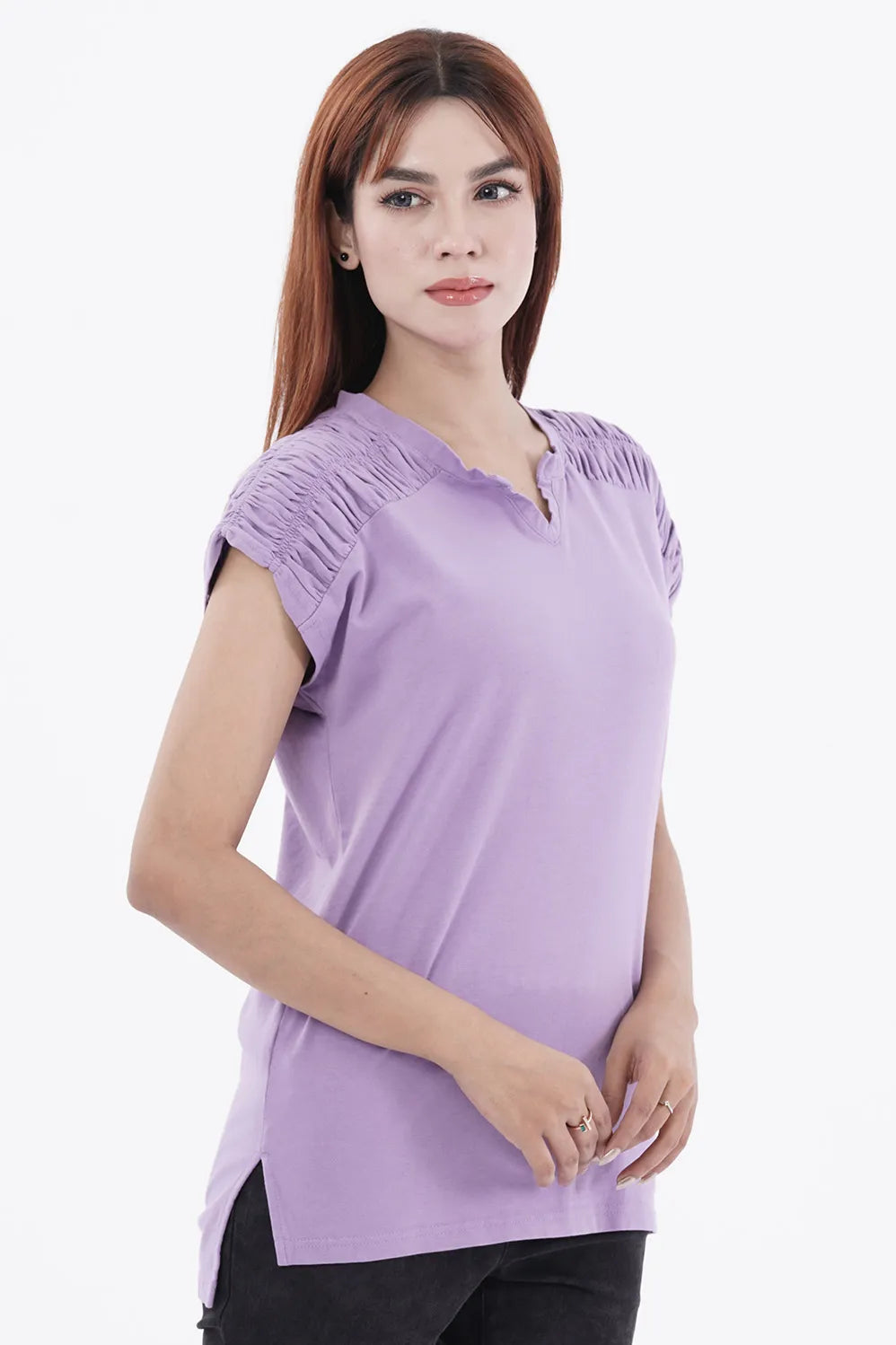 Women's Knitted Tops (Lavender)