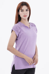 Women's Knitted Tops (Lavender)