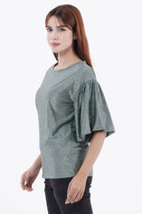 Women's Knitted Tops (Dark Sage)