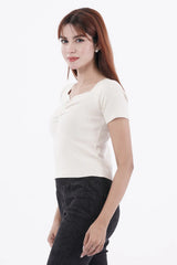 Women's Knitted Tops (Off White)