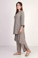 Women's Knitted Tops (Black Check)