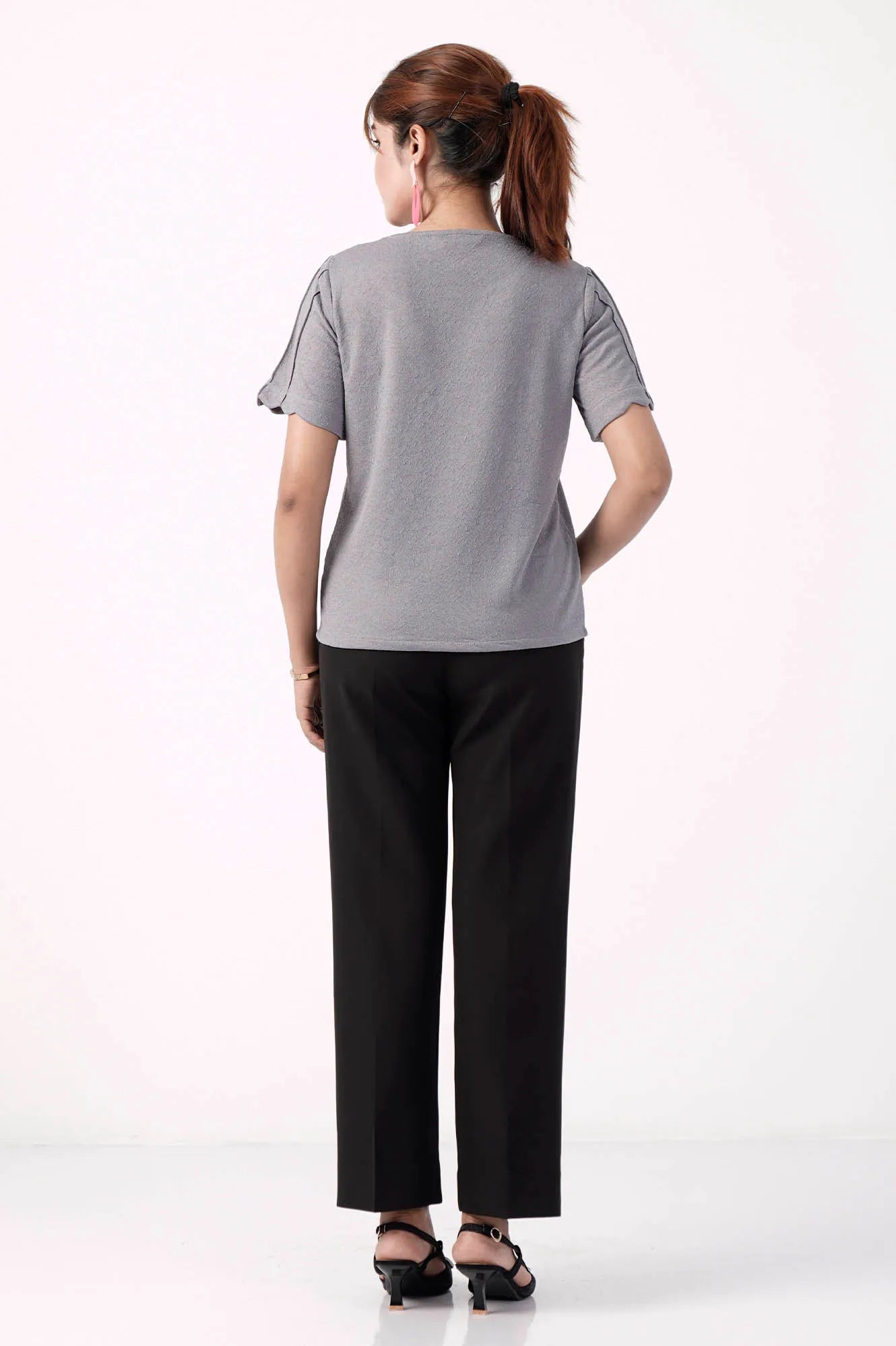 Women's Knitted Tops (Grey)