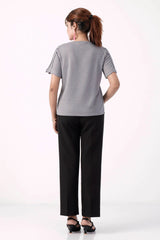 Women's Knitted Tops (Grey)