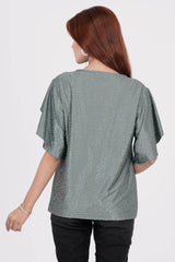 Women's Knitted Tops (Dark Sage)