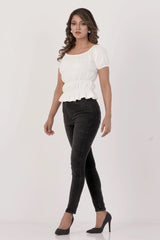 Women's Knitted Tops (White)