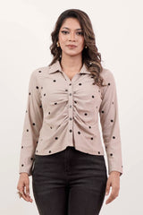 Women's Knitted Tops (Black Printed)