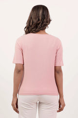 Women's Knitted Tops (Pink)