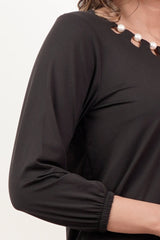Women's Knitted Tops (Black)