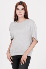 Women's Knitted Tops (Grey)