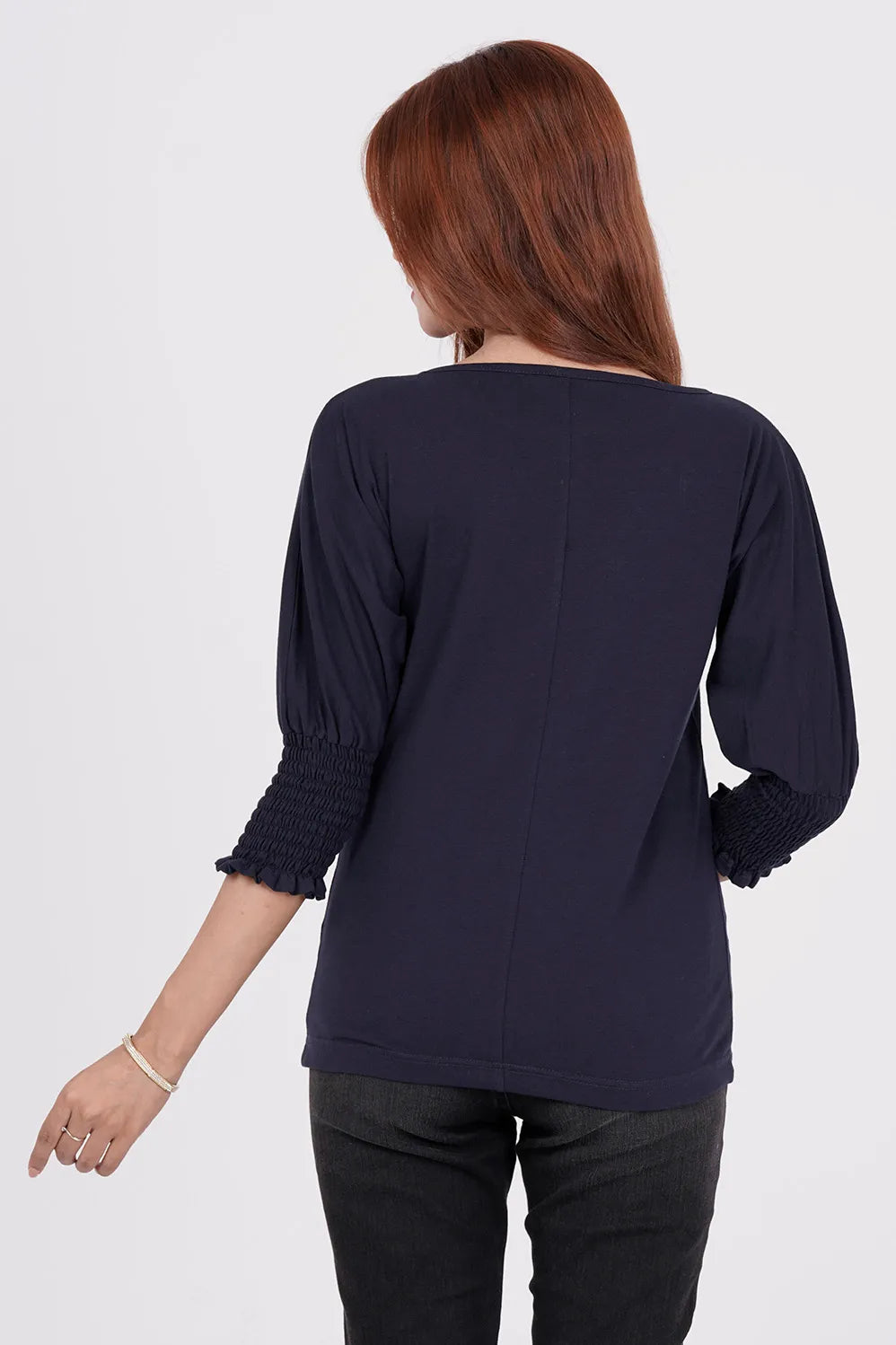 Women's Knitted Tops (Navy)