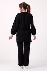 Women's Knitted Tops (Black)