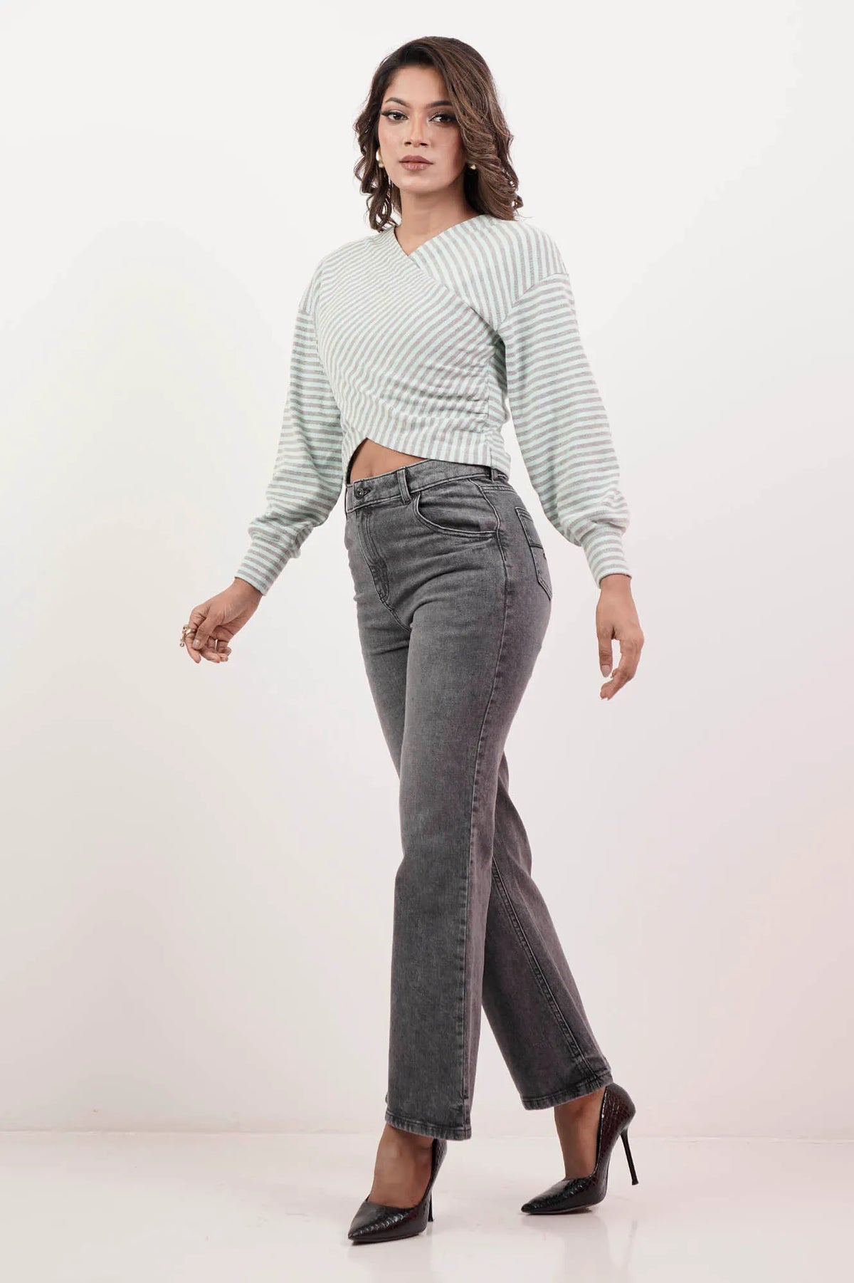 Women's Knitted Tops (Lt. Blue)