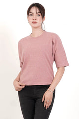 Women's Knitted Tops (Coral)