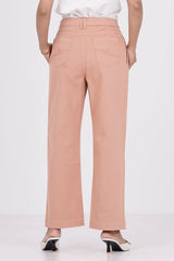 Women's Non Denim Pant (Peach)