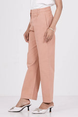 Women's Non Denim Pant (Peach)