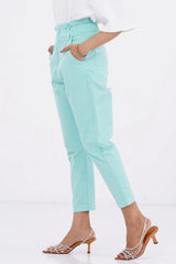 Women's Non Denim Pant (Turquoise)