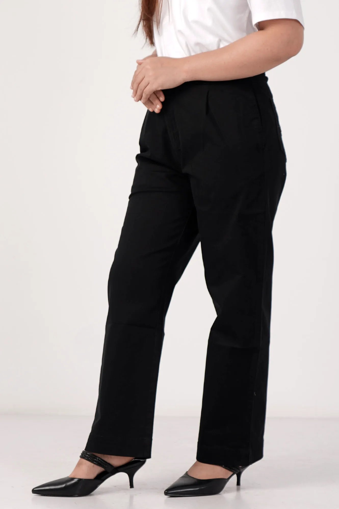 Women's Non Denim Pant (Black)