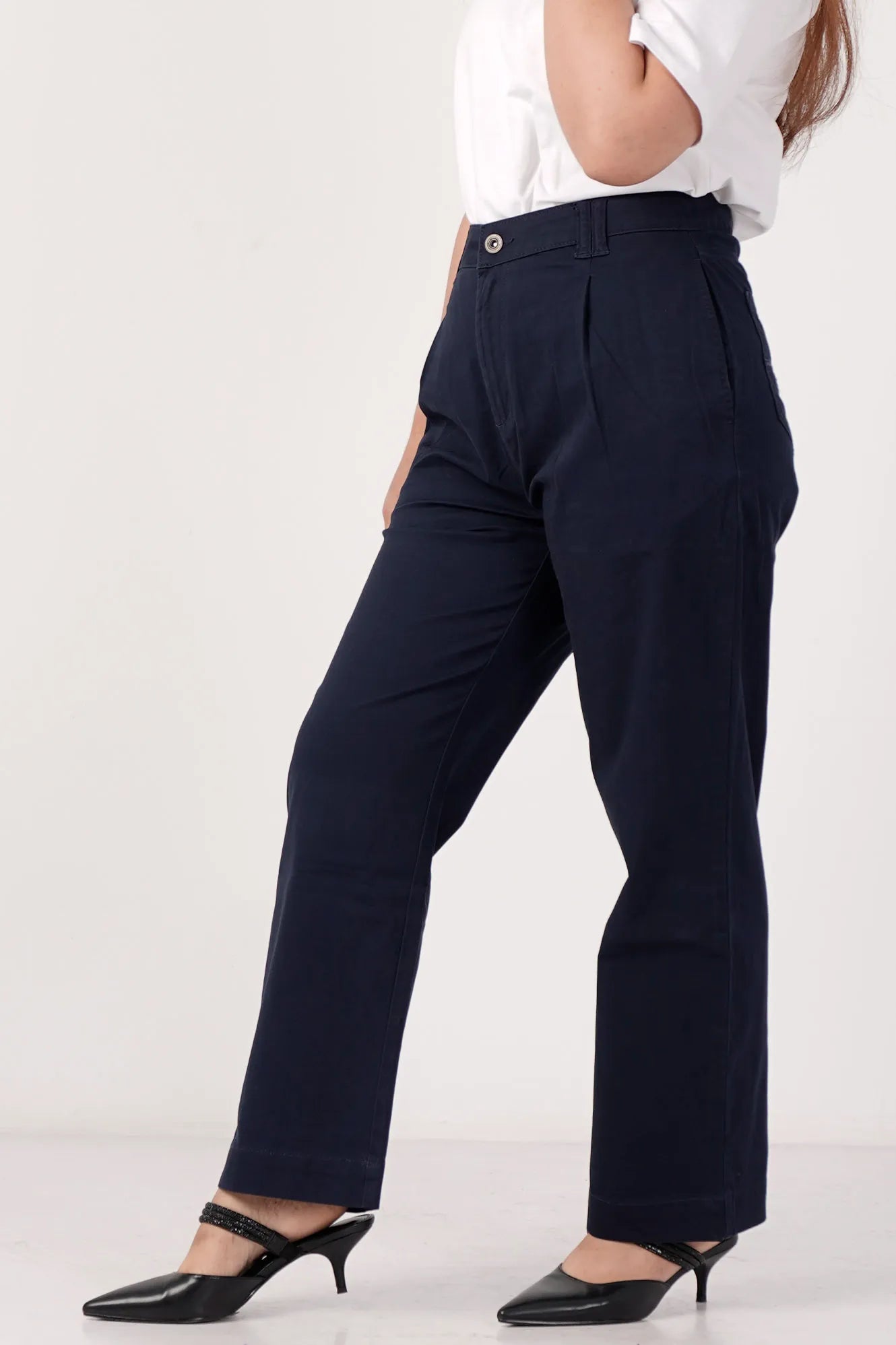 Women's Non Denim Pant (Navy)