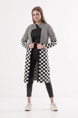 Women's Sweater (Black Check)
