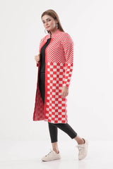 Women's Sweater (Red Check)