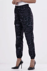 Women's Jogger (Black Printed)