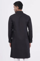 Men's Premium Panjabi (Black)