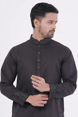 Men's Premium Panjabi (Black)