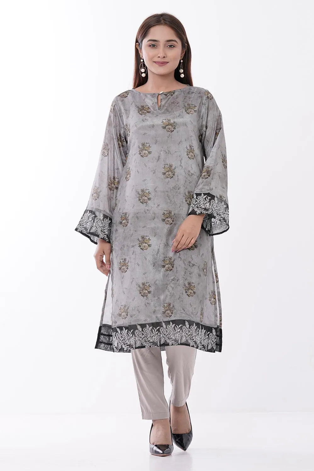 Women's Ethnic Tops (Grey)