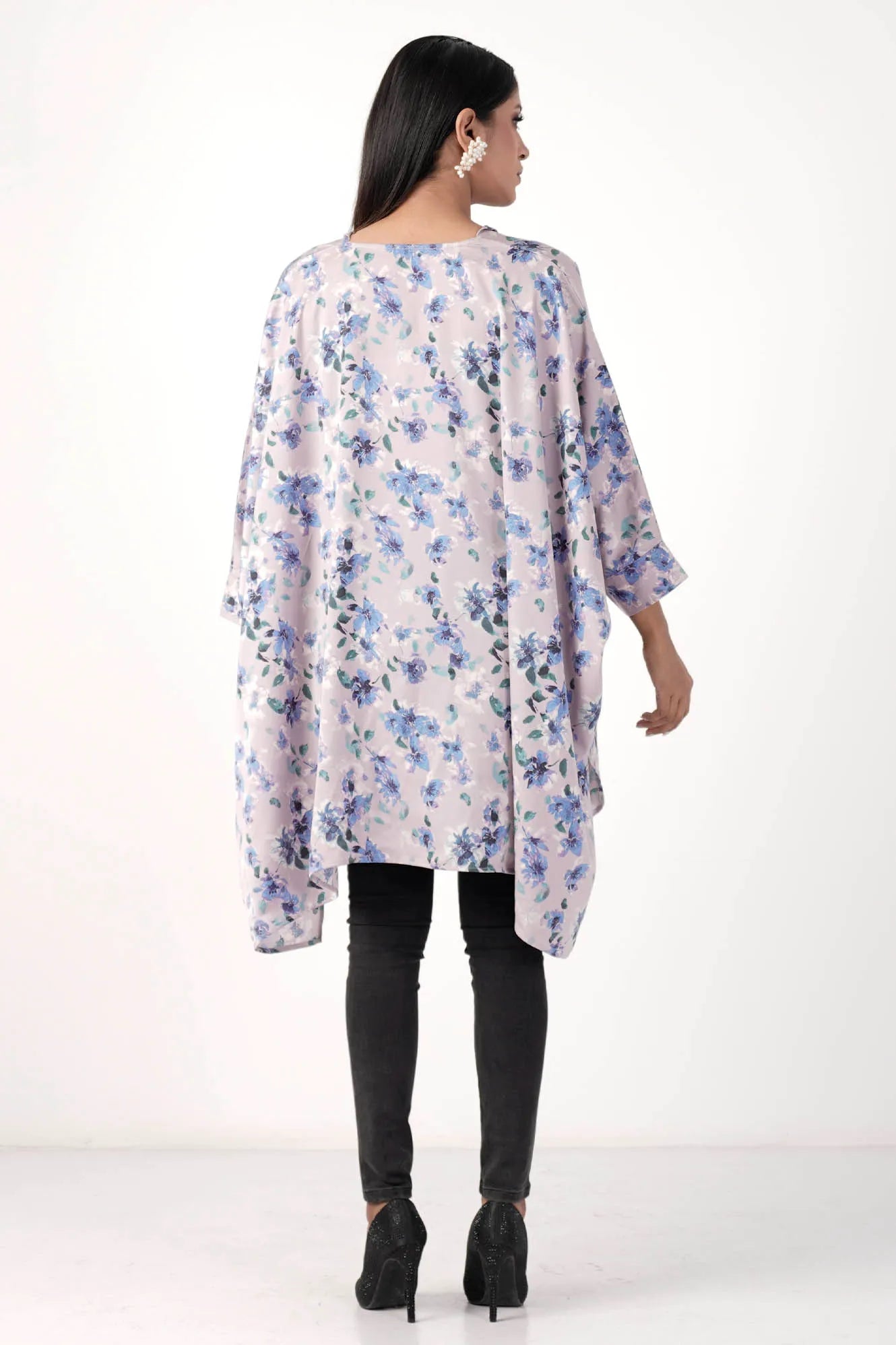 Women's Kaftan (Lilac Printed)